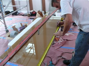 hgtv painted glass cutting